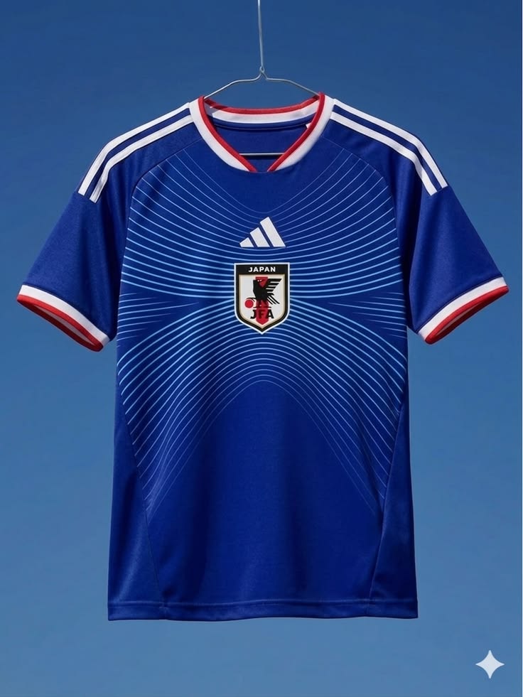 Japan Away Jersey – Navy Stripe