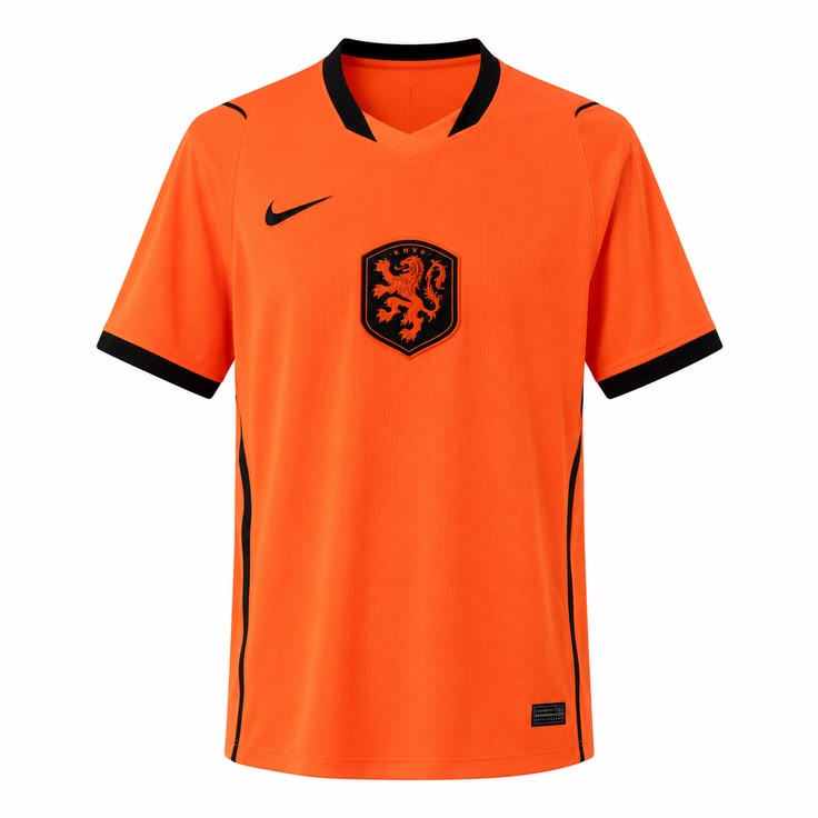 Netherlands Home Jersey – Orange