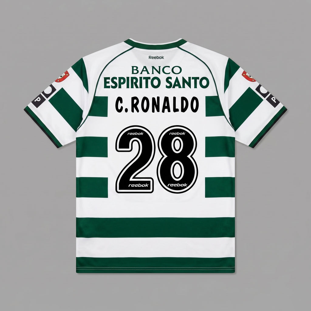 Sporting CP 2002/03 Home Shirt – Ronaldo 28