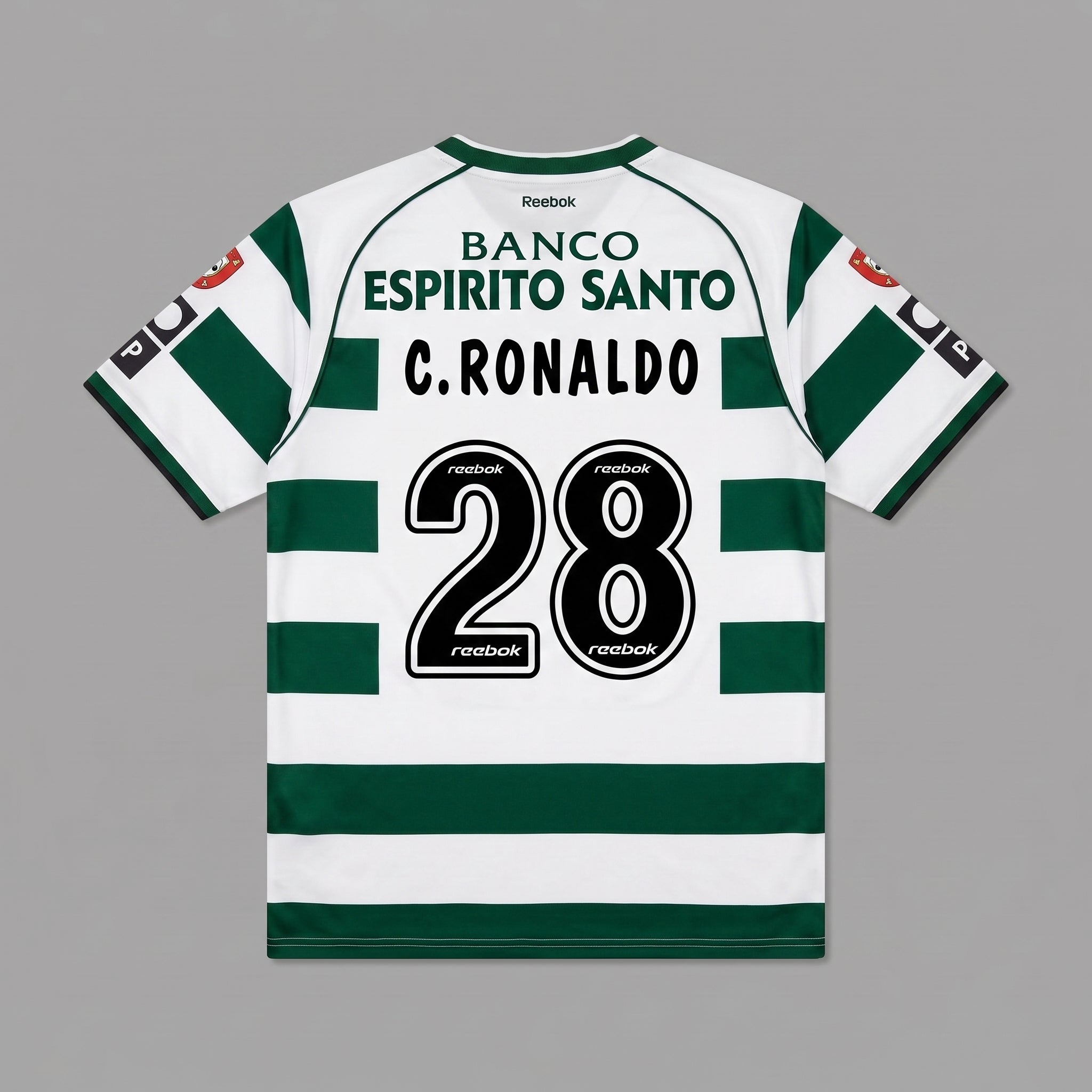 Sporting CP 2002/03 Home Shirt – Ronaldo 28