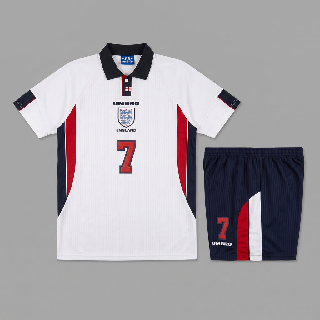 England 1998 Home Football Shirt – Beckham 7